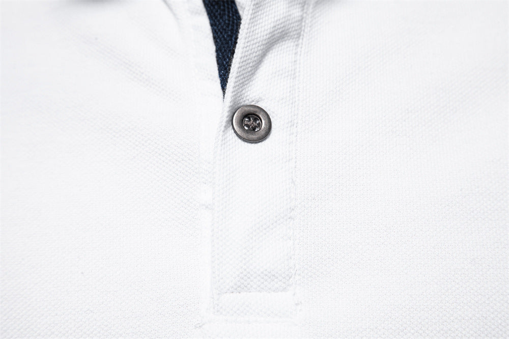 Fashion Men's embroidered light POLO short sleeve