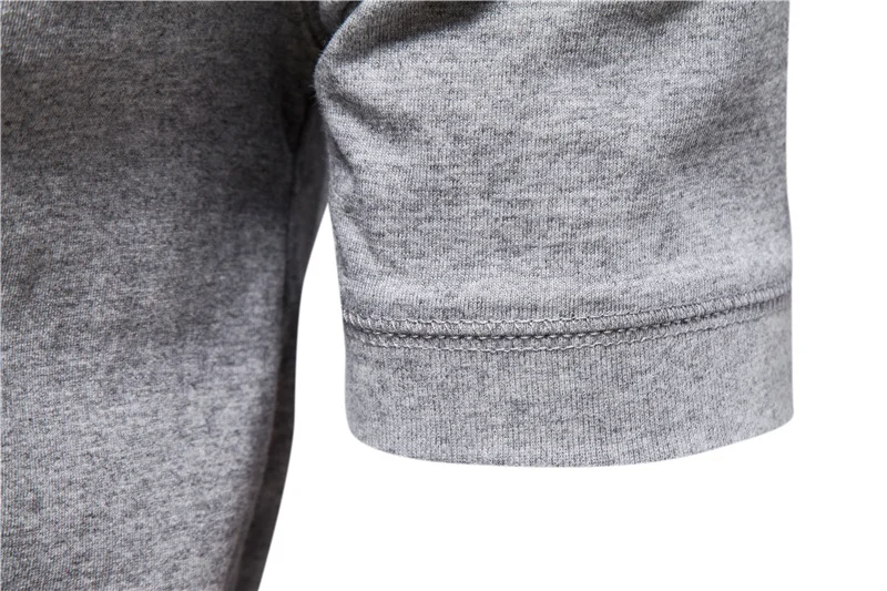 Fashion Men's Slim Fit Solid Color Round Neck Short Sleeve T-Shirt