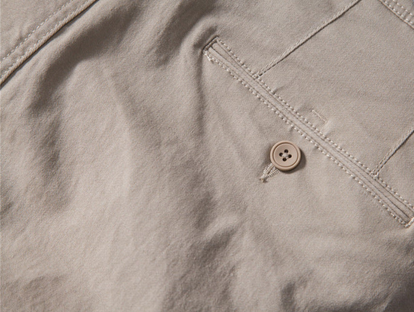 Simple and fashionable men's business all-match cotton solid color trousers comfortable