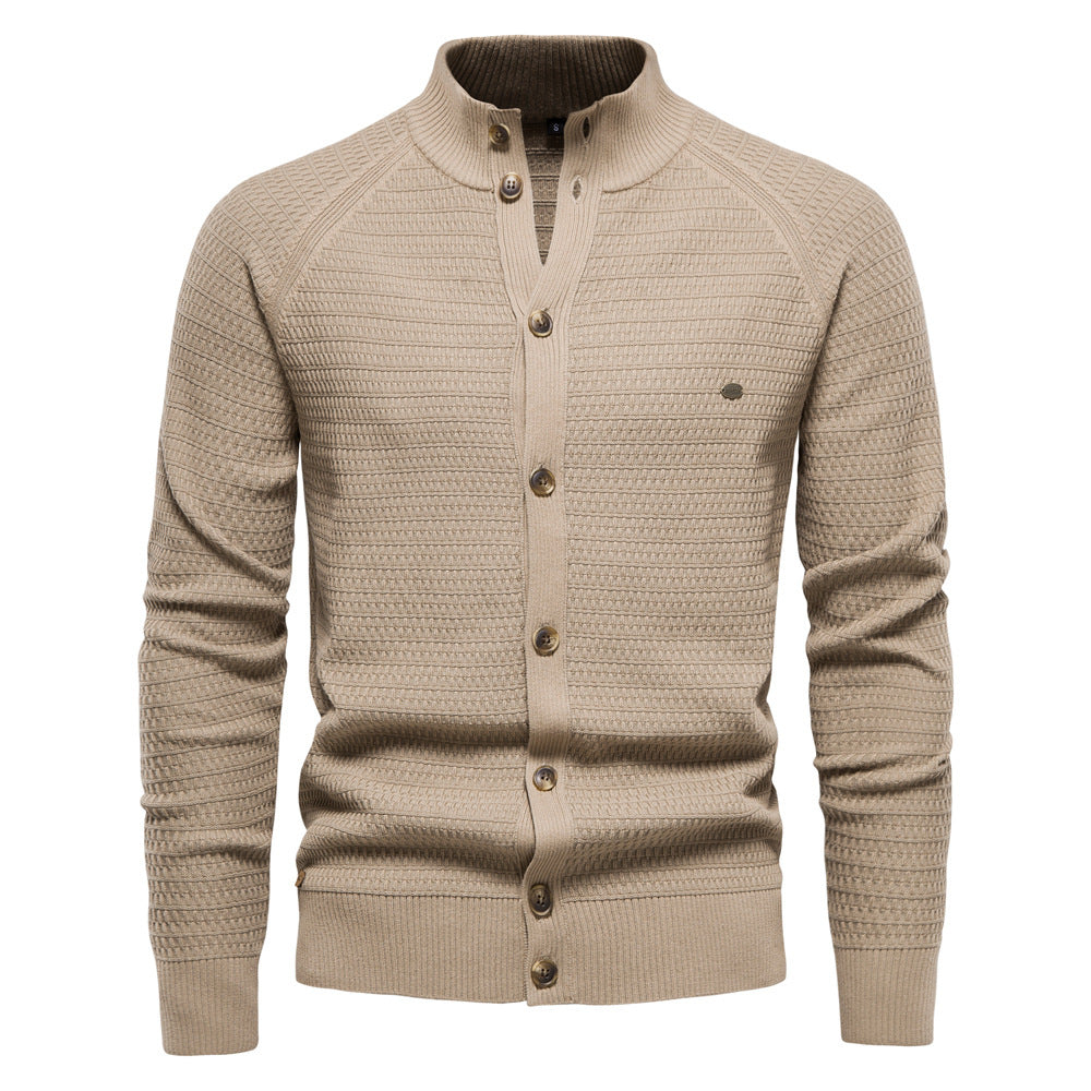 Men's business cardigan sweater