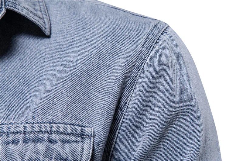 Washed Vintage Men's Denim Jacket
