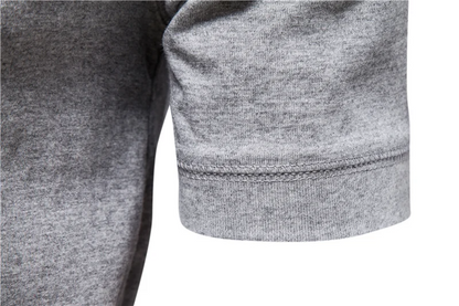 Fashion Men's Slim Fit Solid Color Round Neck Short Sleeve T-Shirt