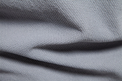 Solid color fashion Men's short-sleeved lapel POLO shirt