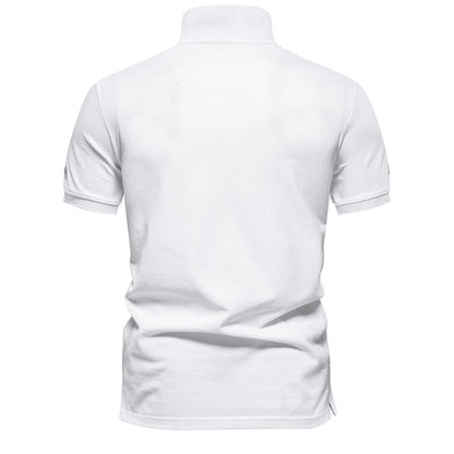 Fashion Men's embroidered light POLO short sleeve