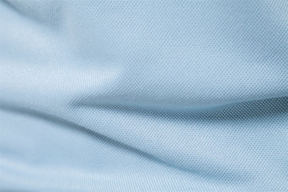 Fashion solid color Men's V-neck POLO shirt