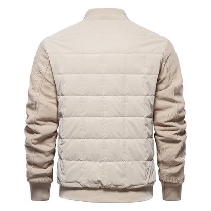 Business fashion men's casual stand collar jacket