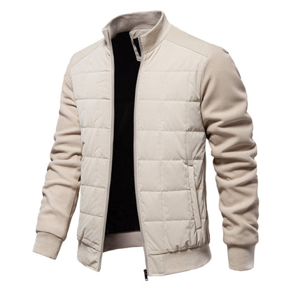 Business fashion men's casual stand collar jacket