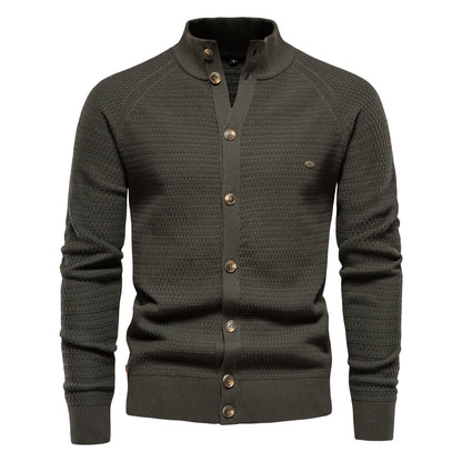 Men's business cardigan sweater
